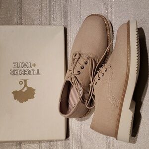 Tucker + Tate NEW Oxfords Dress Shoes Canvas Boys 1M NIB